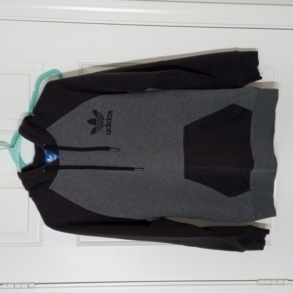 Adidas/ Gray and Black Hoodie/Men's /Size Small - Picture 1 of 7